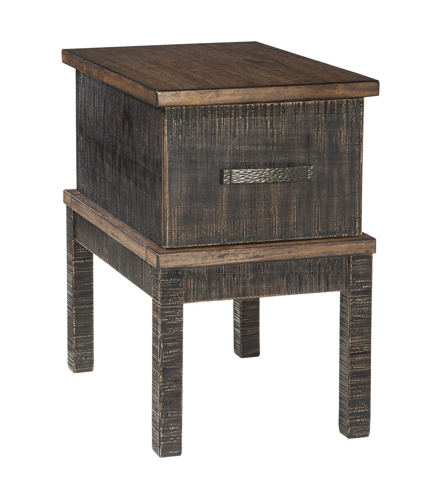 Stanah Two-Tone Wood Chair Side End Table