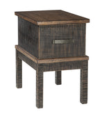 Stanah Two-Tone Wood Chair Side End Table