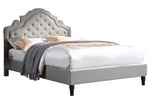Ilena Gray Fabric Upholstered Cal King Bed