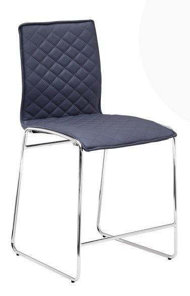 Tarina 2 Grey Fabric Counter Height Chairs