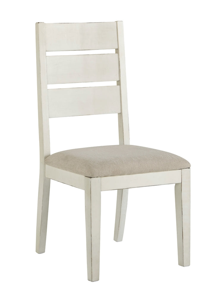 Grindleburg 2 Antique White Side Chairs