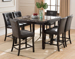 Annabella Brown/Black Counter Height Table