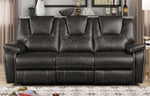 Devorah 2-Pc Gray Manual Recliner Sofa Set