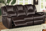 Devorah 3-Pc Dark Brown Power Recliner Sofa Set