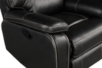 Devorah Black Air Leatherette Manual Recliner