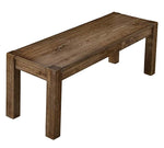 Janet 6-Pc Driftwood Wood Dining Table Set