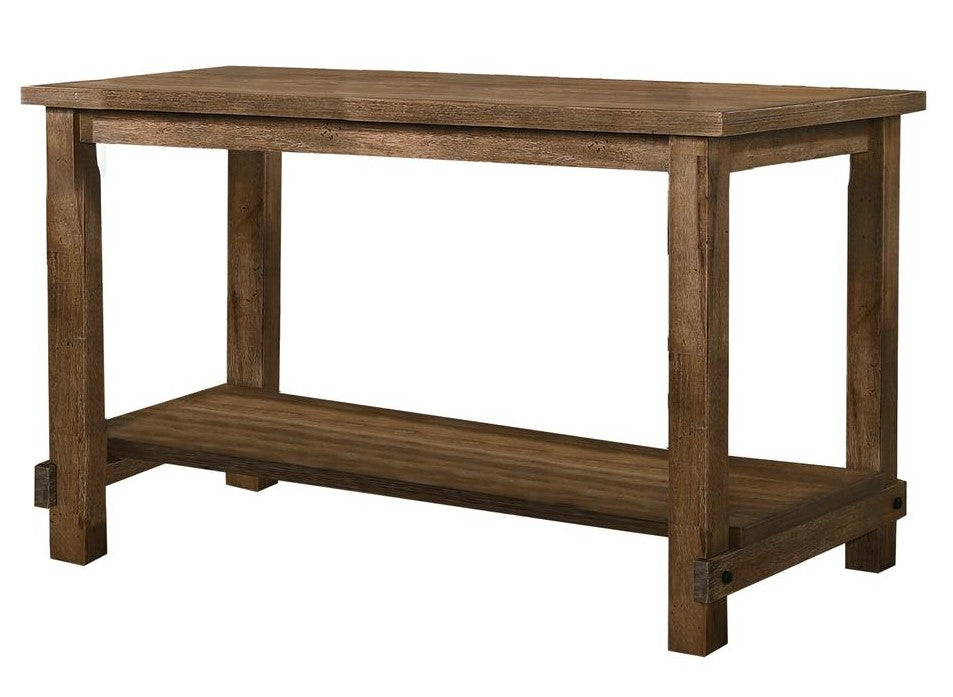 Janet 7-Pc Driftwood Counter Height Table Set