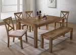 Janet Driftwood Wood Rectangular Dining Table