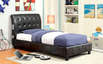 Hendrik Contemporary Espresso Twin Bed