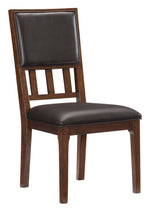 Frazier Park 2 Brown Wood/Bi-Cast Vinyl Side Chairs