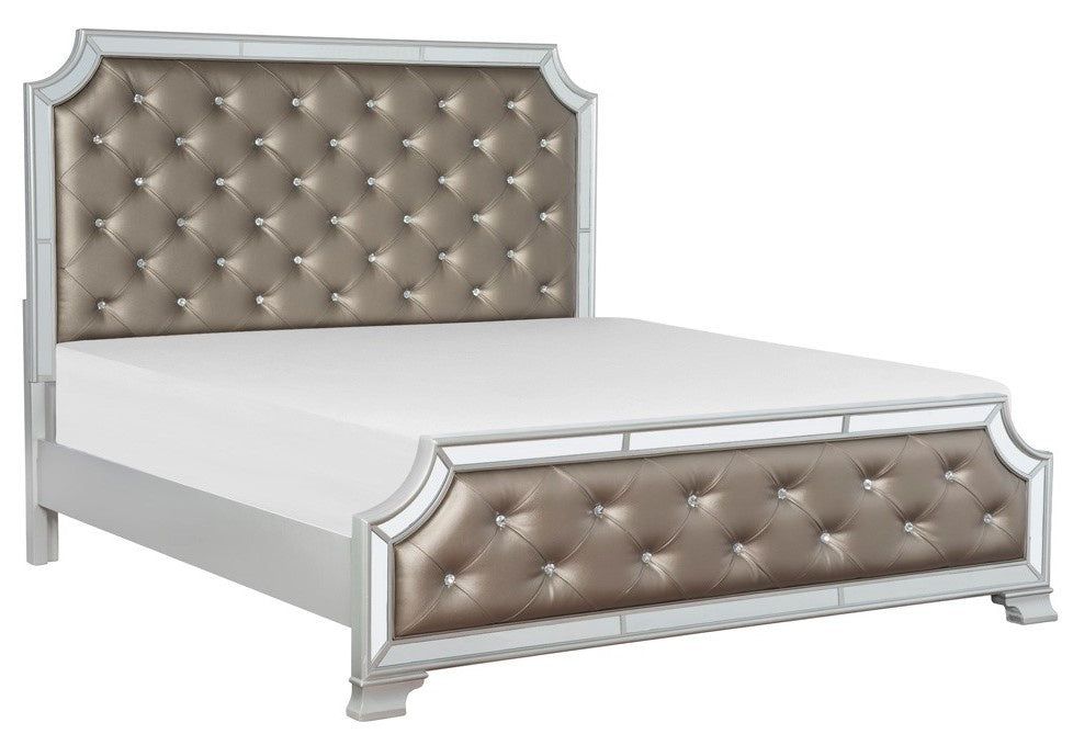 Avondale Silver Wood Cal King Bed (Oversized)