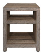 Danio Rustic Natural Wood Finish End Table