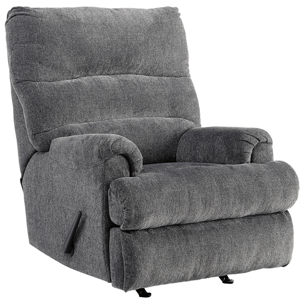 Man Fort Graphite Manual Rocker Recliner