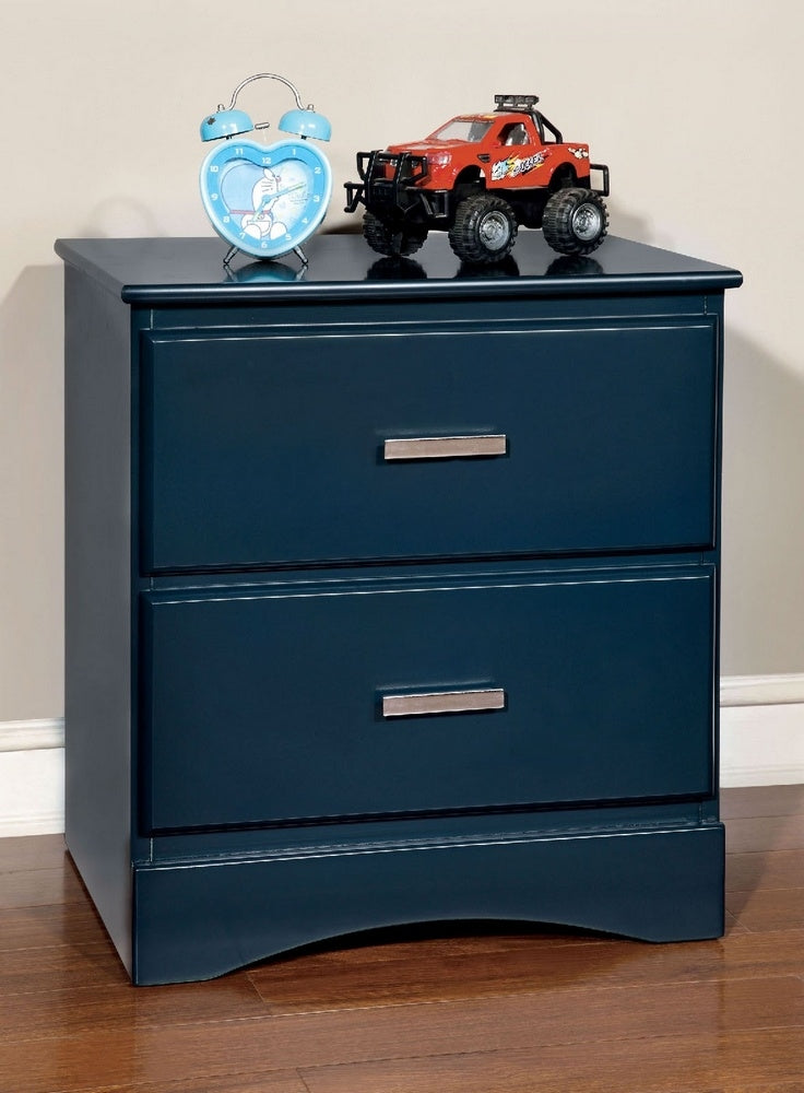 Prismo Blue Nightstand