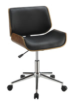 Abilene Black Leatherette Upholstered Office Chair