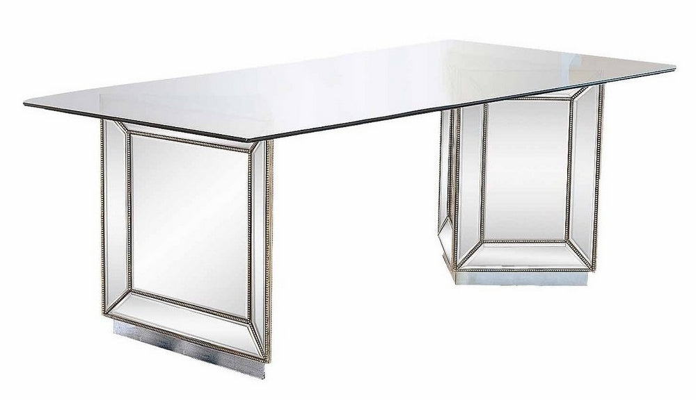 Cleo Silver 96" Dining Table (Oversized)