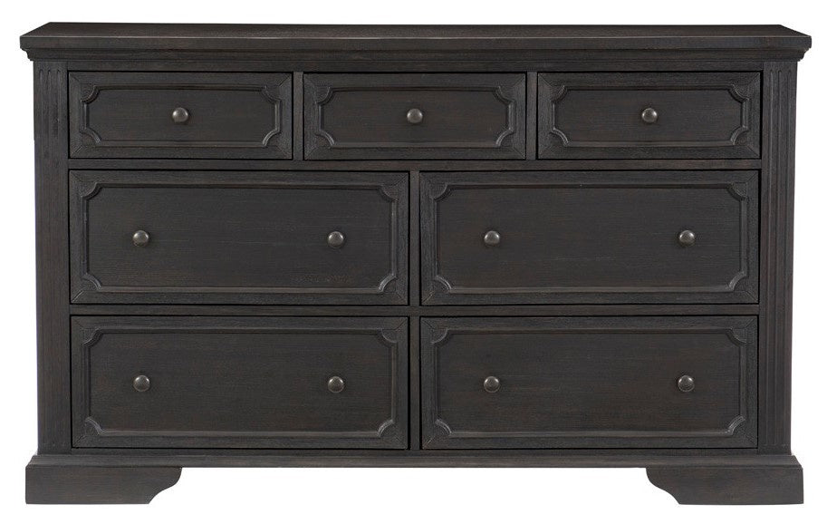 Bolingbrook Charcoal Wood 7-Drawer Dresser