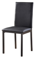 Tempe 4 Dark Brown Bi-Cast Vinyl/Metal Side Chairs