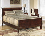 Alisdair Dark Brown Wood Queen Sleigh Bed