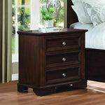 Eunice Espresso Wood Nightstand