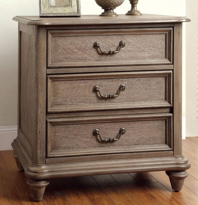 Belgrade I Natural Tone Wood Nightstand