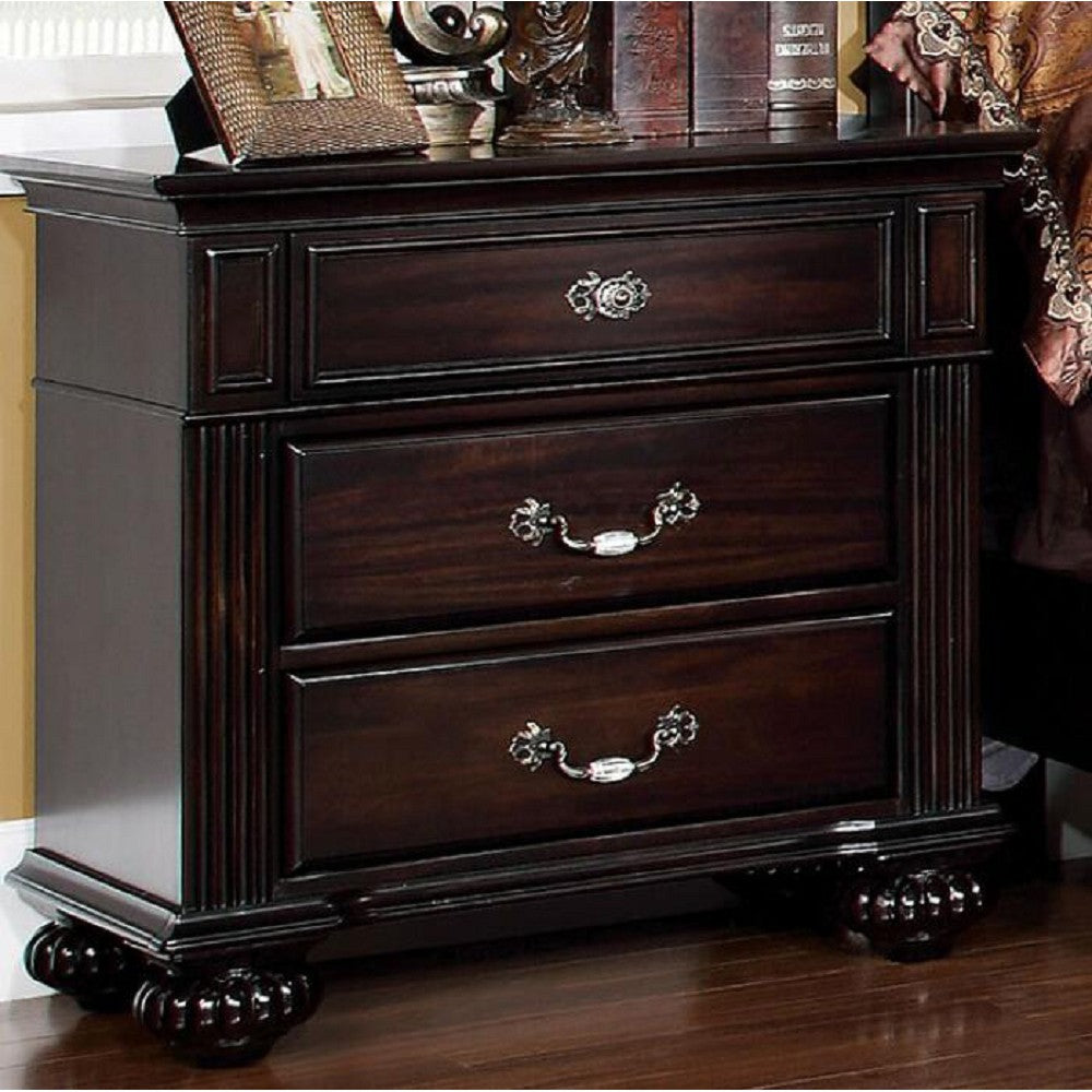 Syracuse Dark Walnut Nightstand