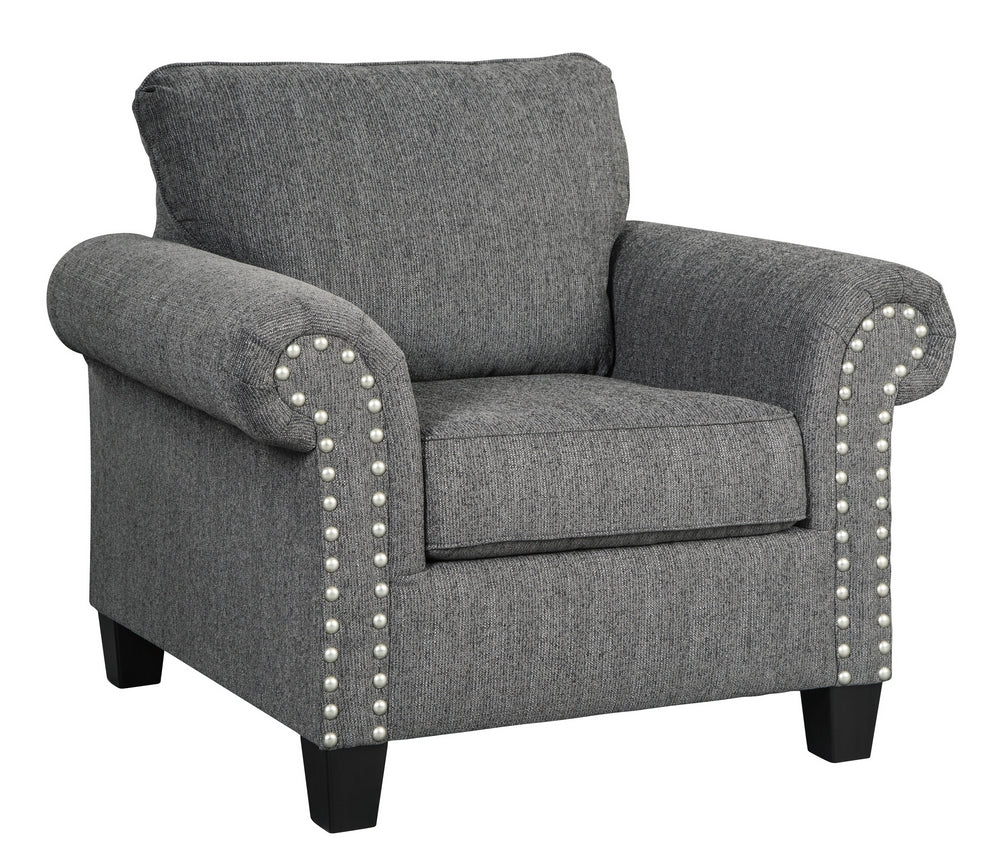 Agleno Charcoal Fabric Chair