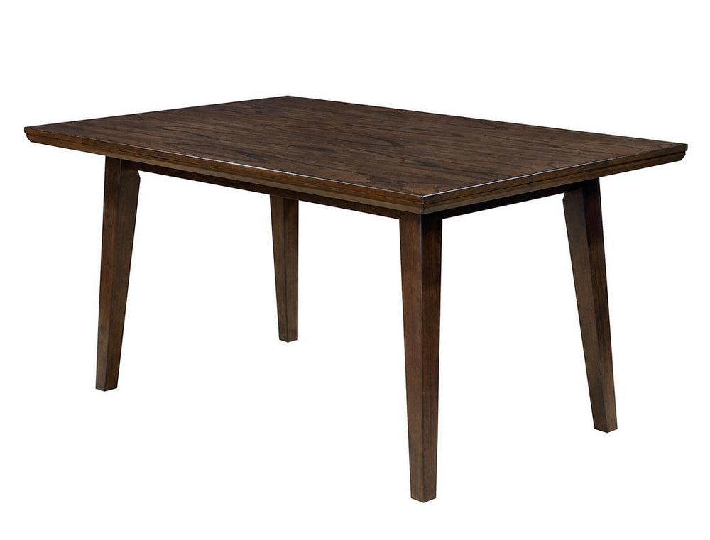 Abelone Walnut Wood Rectangular Dining Table