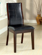 Townsend 2 Brown Cherry/Black Side Chairs