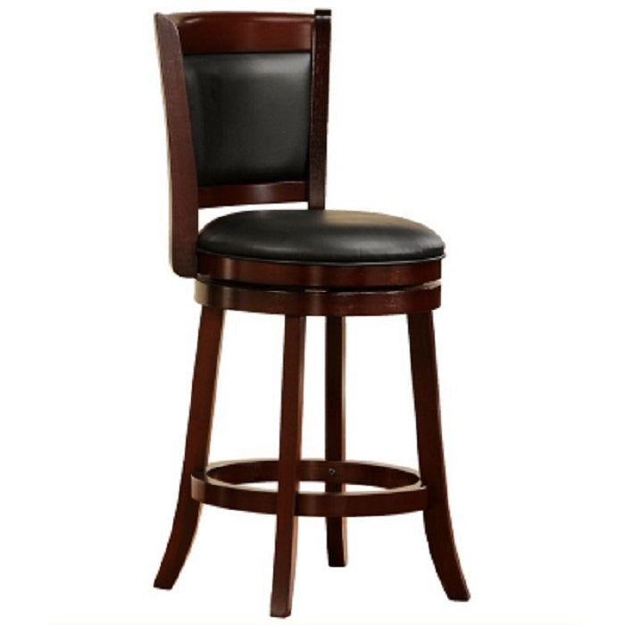 Shapel Cherry Wood Swivel Counter Height Chair