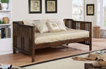 Petunia Dark Walnut Wood Twin Daybed