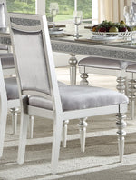 Maverick 2 Platinum Fabric/Wood Side Chairs