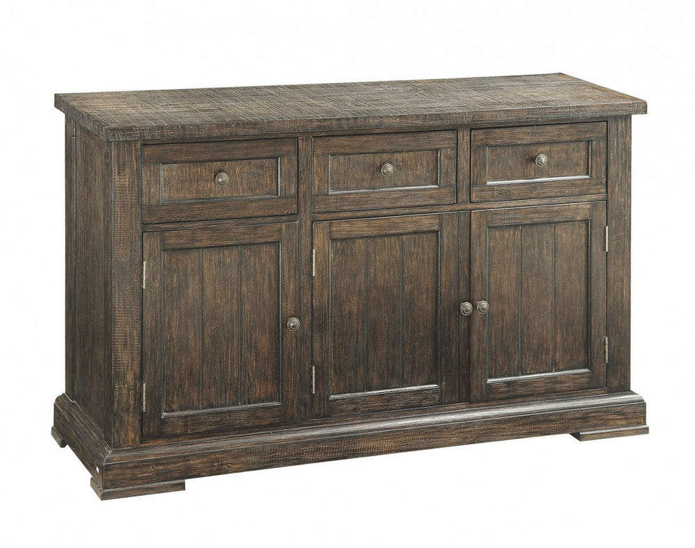 Landon Salvage Brown Wood Server