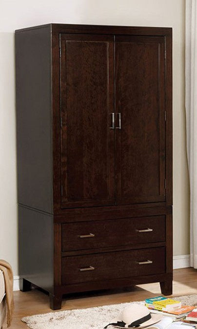 Enrico Espresso Wood Armoire