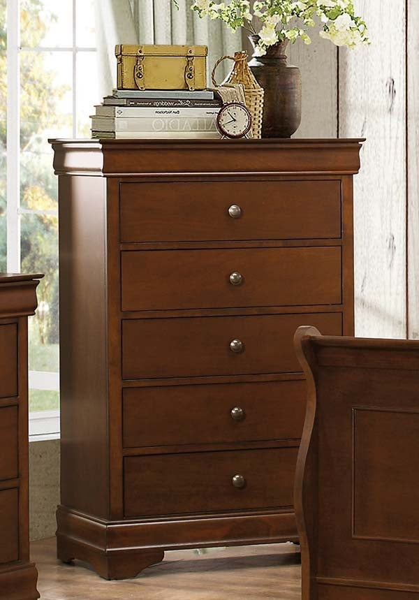 Abbeville Brown Cherry Wood Chest