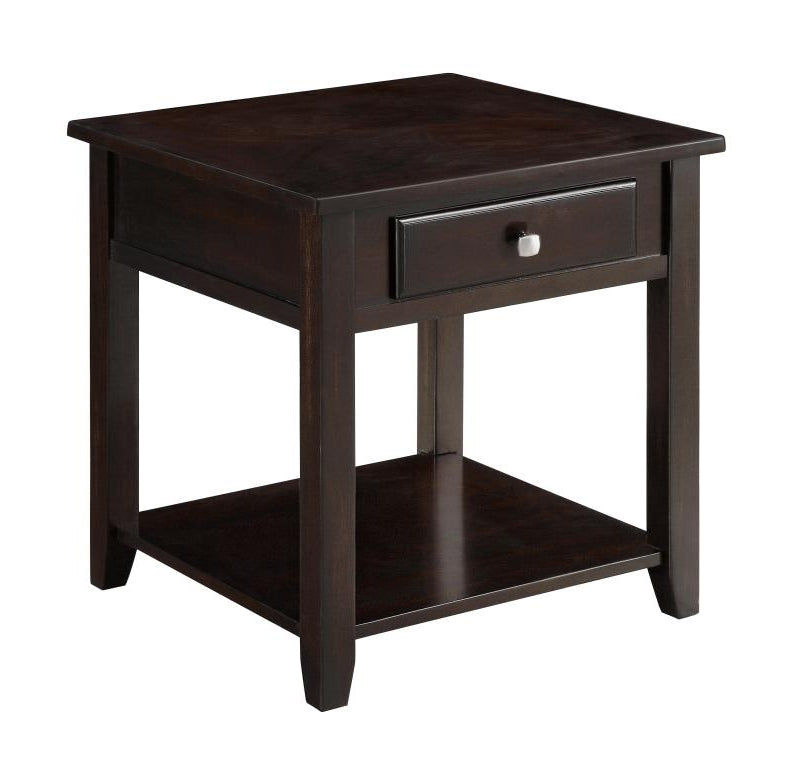 Ariadna Walnut Wood End Table