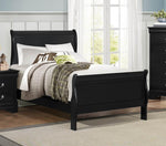 Mayville Youth Black Wood Twin Bed