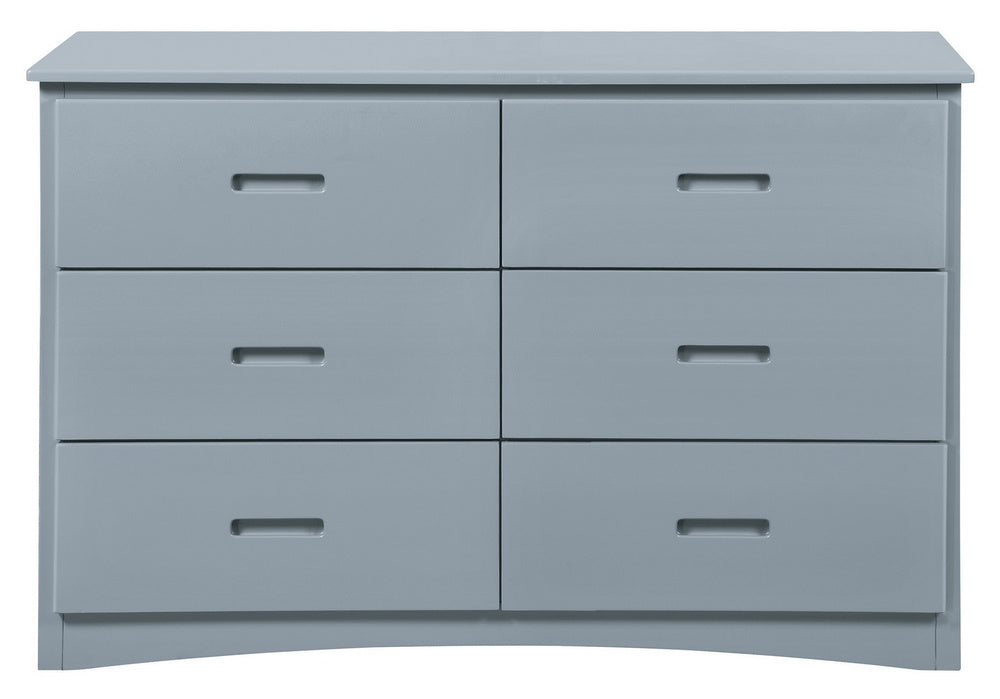 Orion Gray Wood 6-Drawer Dresser