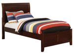 Brogan Brown Cherry Wood Twin Bed