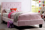 Velen Blush Pink Flanelette Twin Bed