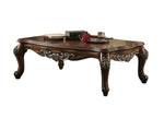 Latisha Antique Oak Wood Rectangular Coffee Table