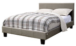 Sims Gray Linen Cal King Bed (Oversized)