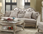 Chelmsford Beige Fabric/Antique Taupe 2-Seat Sofa (Oversized)