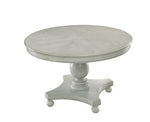 Kathryn Antique White Wood Round Dining Table