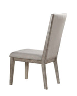 Rocky 2 Gray Oak Fabric/Wood Side Chairs