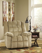 Ludden Sand Fabric Manual Rocker Recliner