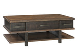 Stanah Two-Tone Wood Lift-Top Coffee Table