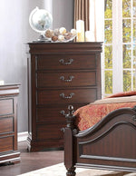 Mont Belvieu Dark Cherry Wood Chest