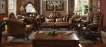 Dresden 4-Pc Golden Brown/Cherry Oak Sofa Set (Oversized)