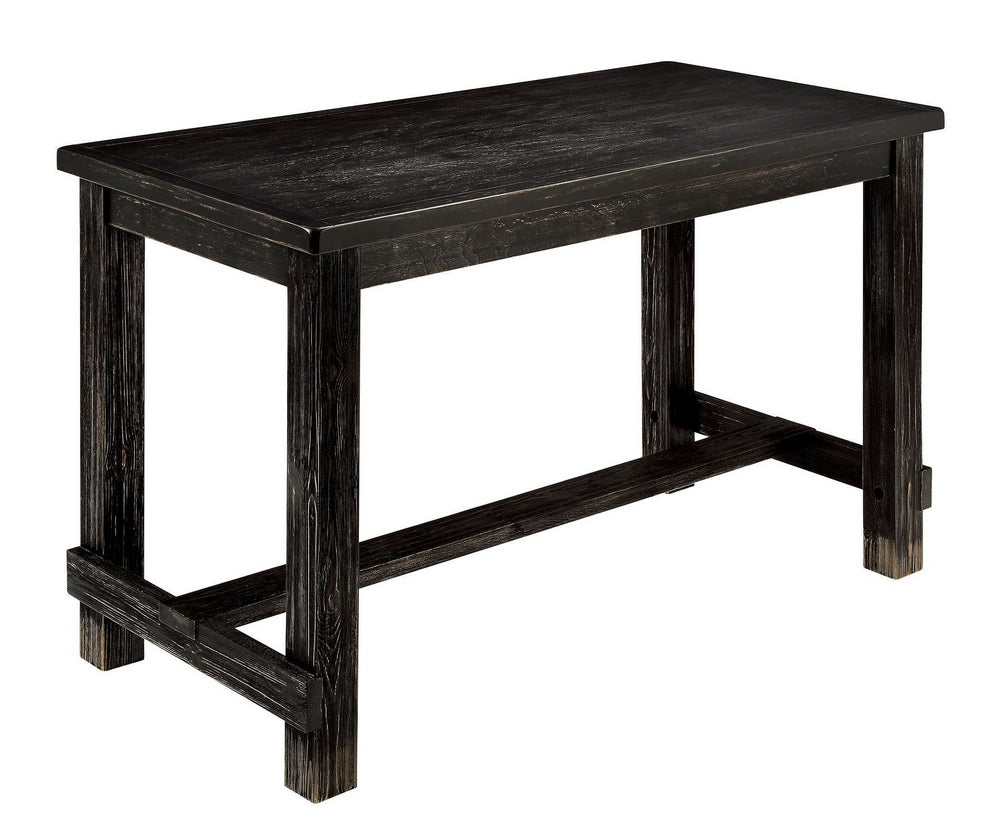 Sania Antique Black Counter Height Table